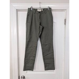Wildfang Essential Trouser Pants women's size‎ 0 olive green ace collection